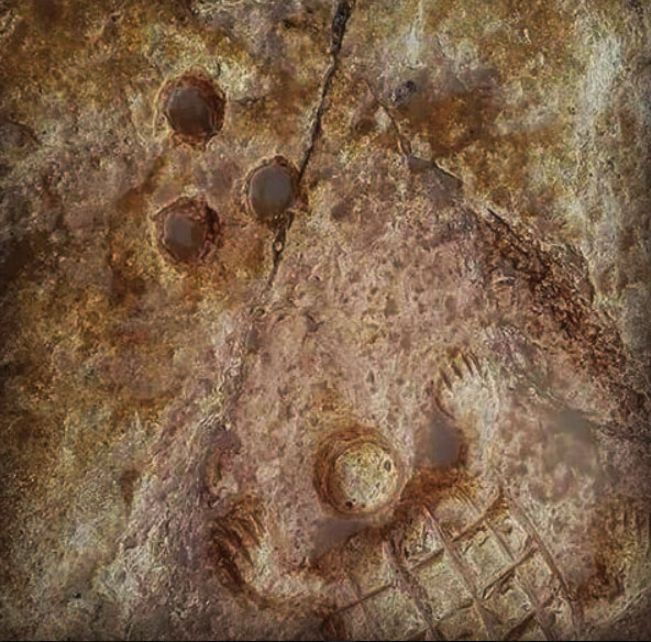 تفسیر علامت لاکپشت با سه جوغن روی سنگ در گنج و دفینه